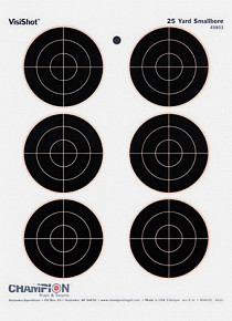 VISISHOT HEDEF KAĞIDI 6 ADET 7.5 CM HEDEF